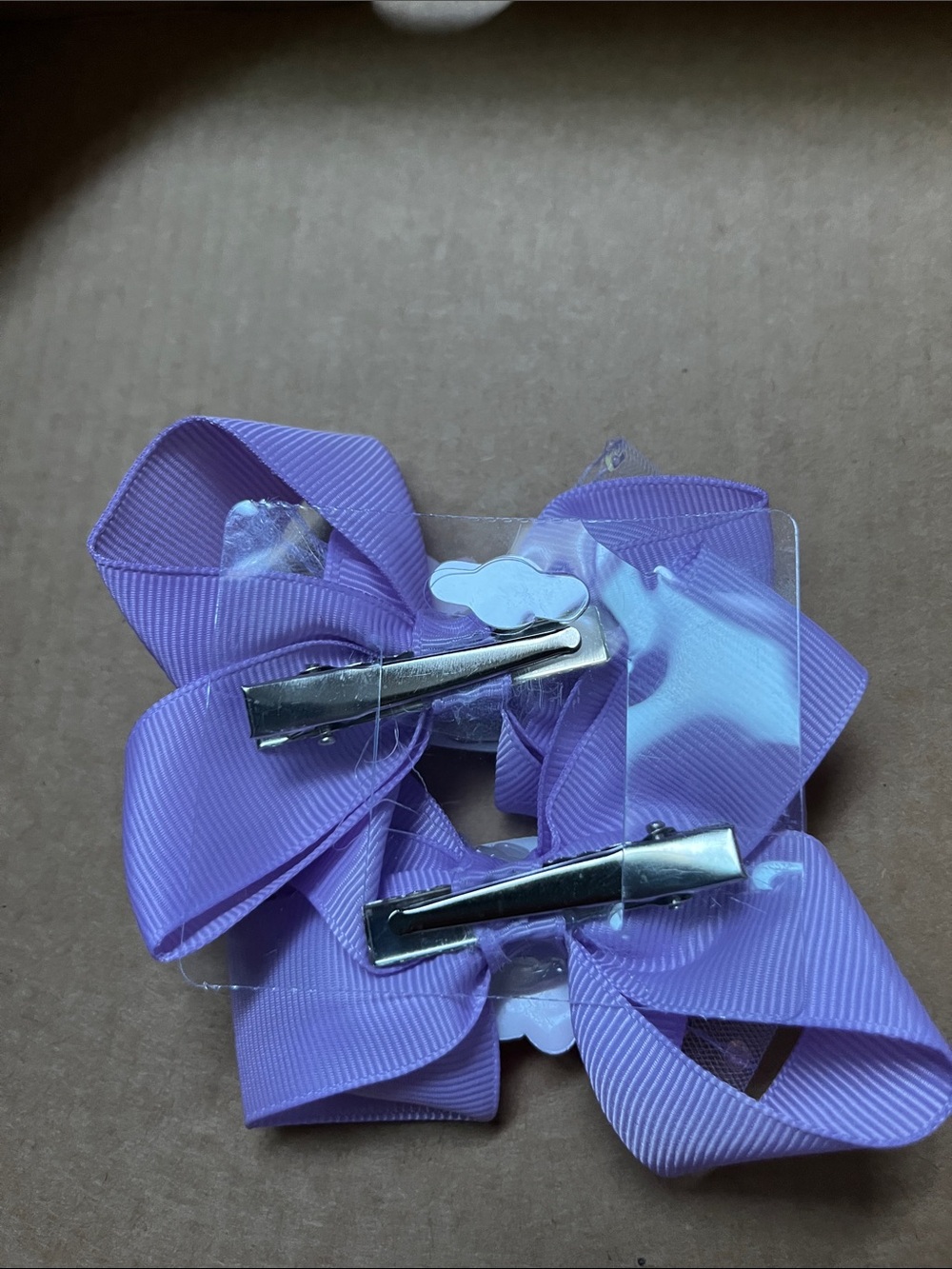 Hello Kitty Lavender Bow and Character Hair Clip Set - Picture 3 of 7